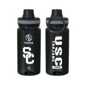 USC Trojans Black 1880 SC Interlock Takeya 18 oz Water Bottle